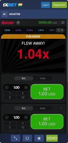 Demo Aviator crash 1xbet